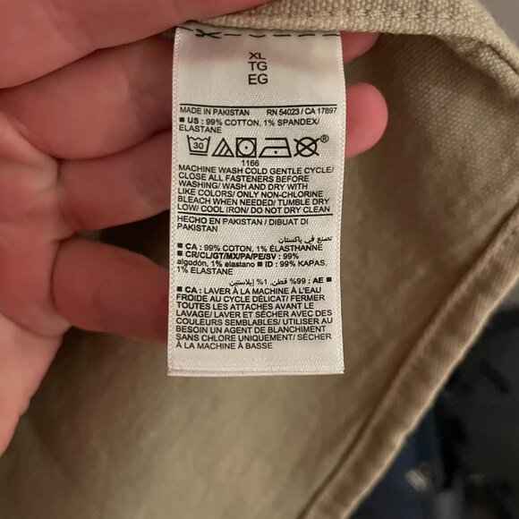 Old Navy Long Sleeve Cotton Jacket Button Up, XL - Picture 4 of 5